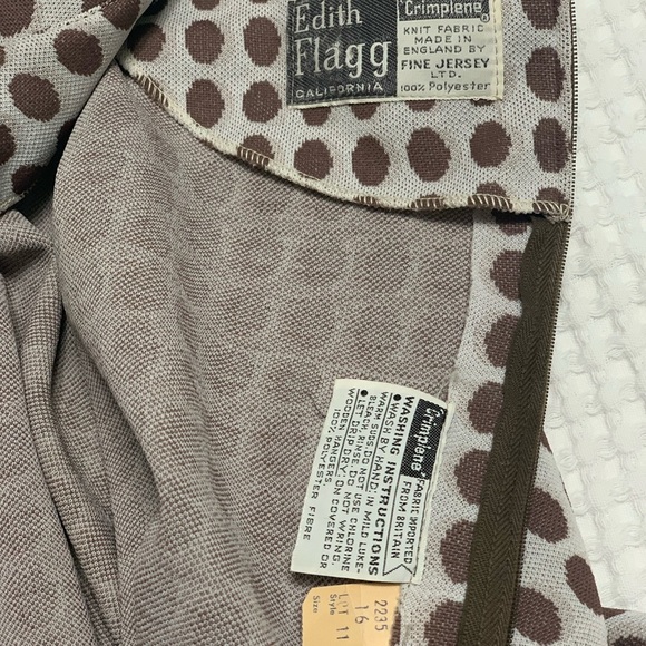 VINTAGE EDITH FLAGG! excellent condition,one of a kind retro/dress SZ 12/14 L XL - Picture 8 of 16
